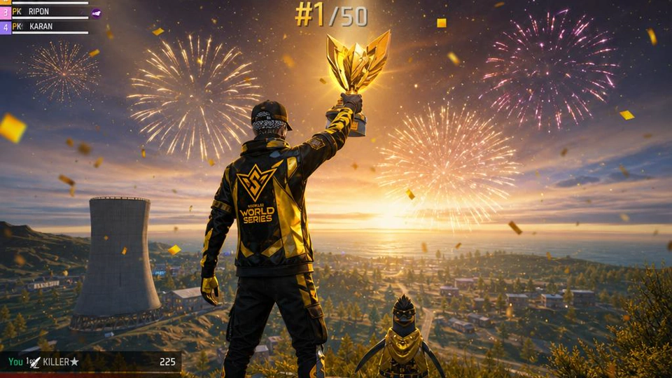 Proxy Server Free Fire – Booyah win screen