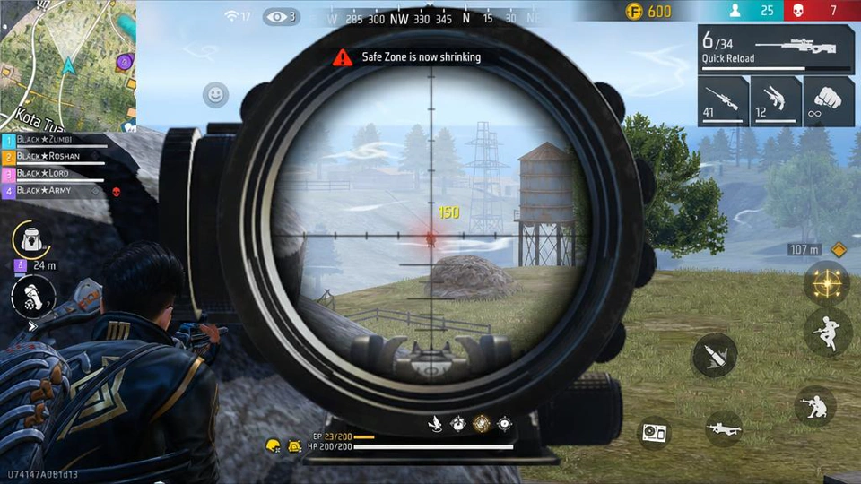 Proxy Server Free Fire – weapon loot gameplay